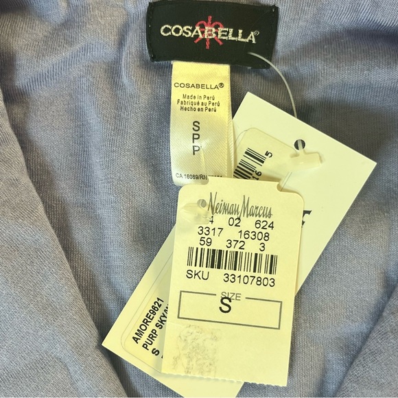 Cosabella Purple Lavender Pajama Set Pima Cotton NWT Size Small Petite - Picture 9 of 10